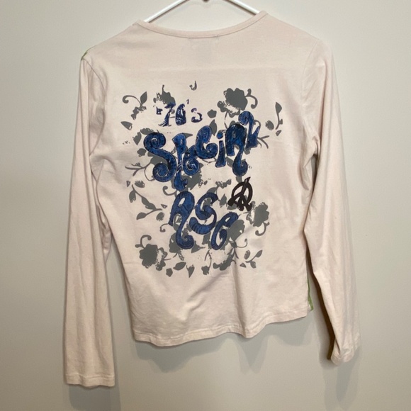 Custo Barcelona Gal Face Long Sleeve Top, Custo Size 4 - Picture 6 of 9